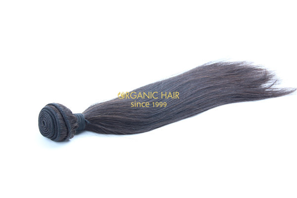 Virgin indian natural hair extensions